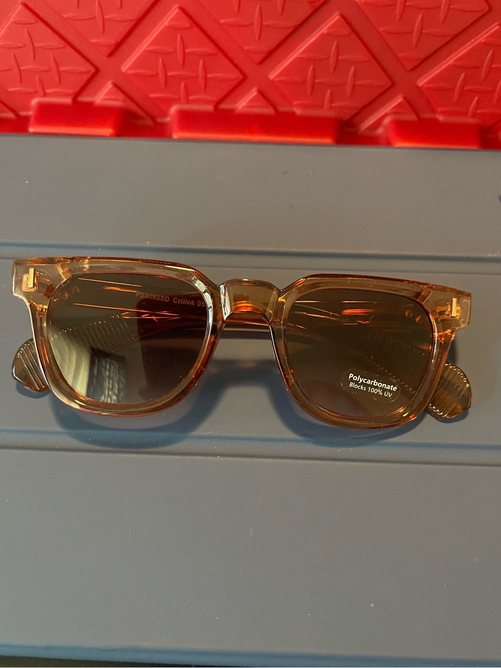 Classic Brown Square Sunglasses - Men